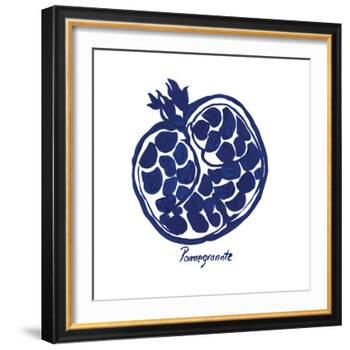 Indigo Pomegranate-Aimee Wilson-Framed Art Print