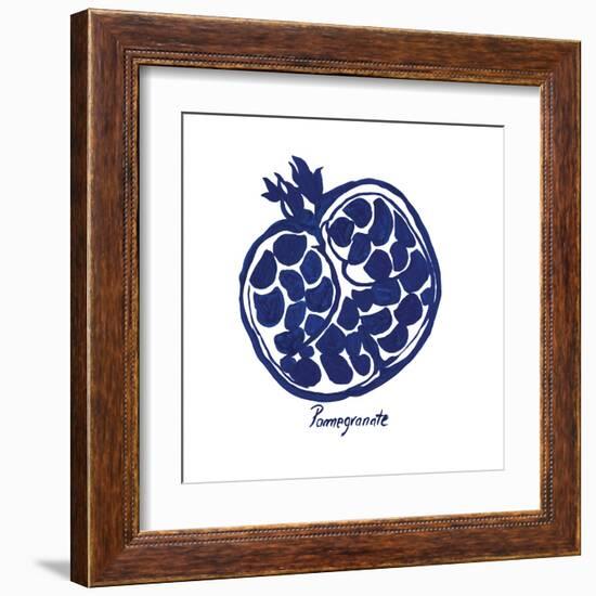 Indigo Pomegranate-Aimee Wilson-Framed Art Print