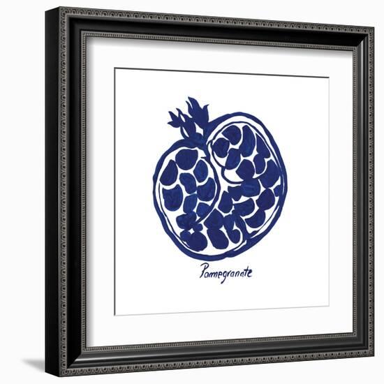 Indigo Pomegranate-Aimee Wilson-Framed Art Print