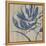 Indigo Poppy-Chariklia Zarris-Framed Stretched Canvas