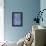 Indigo Primitive Patterns I-Renee W. Stramel-Framed Stretched Canvas displayed on a wall