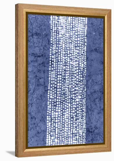 Indigo Primitive Patterns VI-Renee W. Stramel-Framed Stretched Canvas