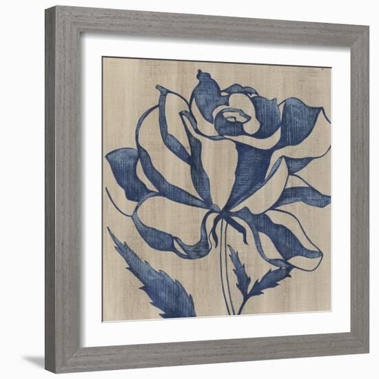 Indigo Rose-Chariklia Zarris-Framed Art Print