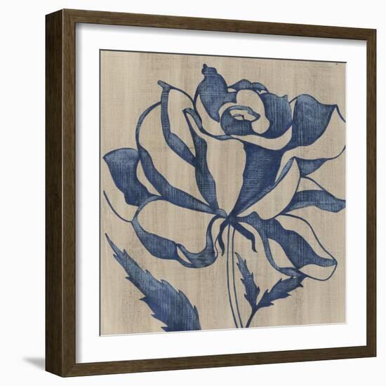 Indigo Rose-Chariklia Zarris-Framed Art Print