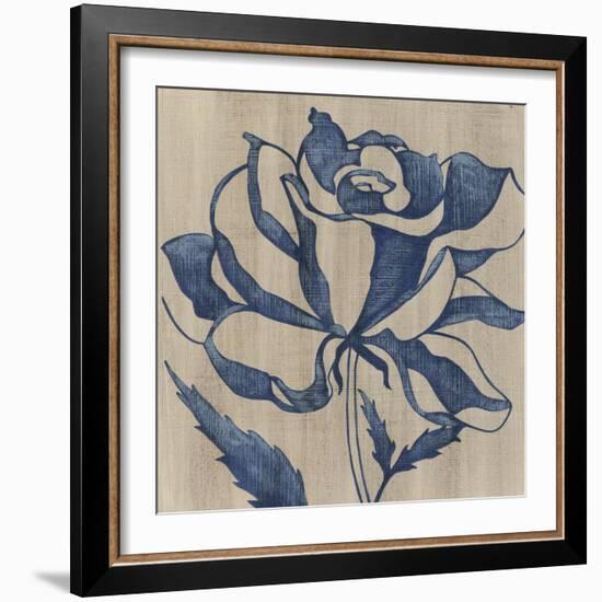 Indigo Rose-Chariklia Zarris-Framed Art Print