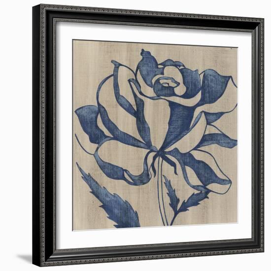 Indigo Rose-Chariklia Zarris-Framed Art Print