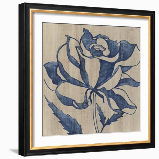 Indigo Rose-Chariklia Zarris-Framed Art Print