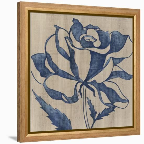 Indigo Rose-Chariklia Zarris-Framed Stretched Canvas