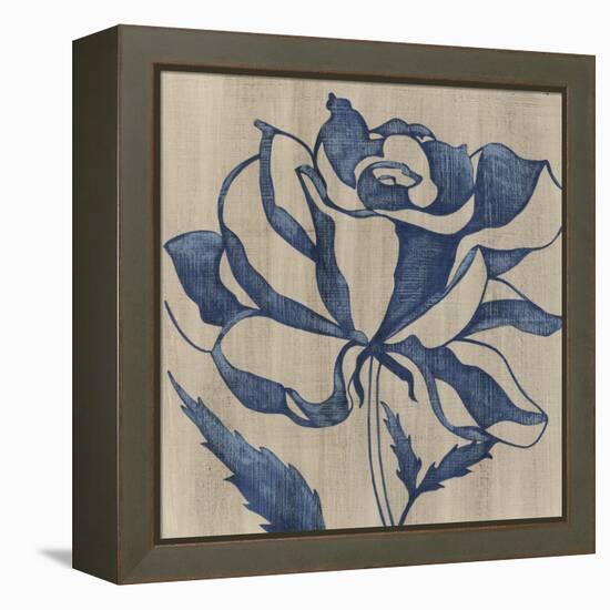 Indigo Rose-Chariklia Zarris-Framed Stretched Canvas