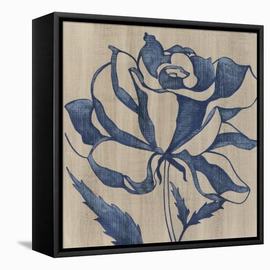 Indigo Rose-Chariklia Zarris-Framed Stretched Canvas