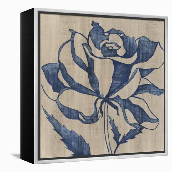 Indigo Rose-Chariklia Zarris-Framed Stretched Canvas