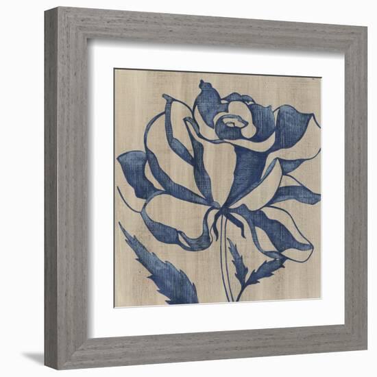 Indigo Rose-Chariklia Zarris-Framed Art Print