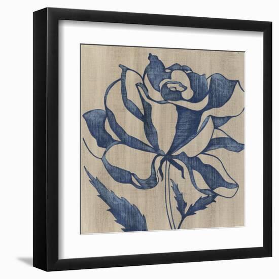 Indigo Rose-Chariklia Zarris-Framed Art Print