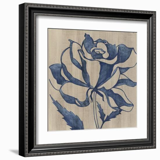 Indigo Rose-Chariklia Zarris-Framed Art Print