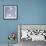 Indigo Rule II-Megan Meagher-Framed Art Print displayed on a wall