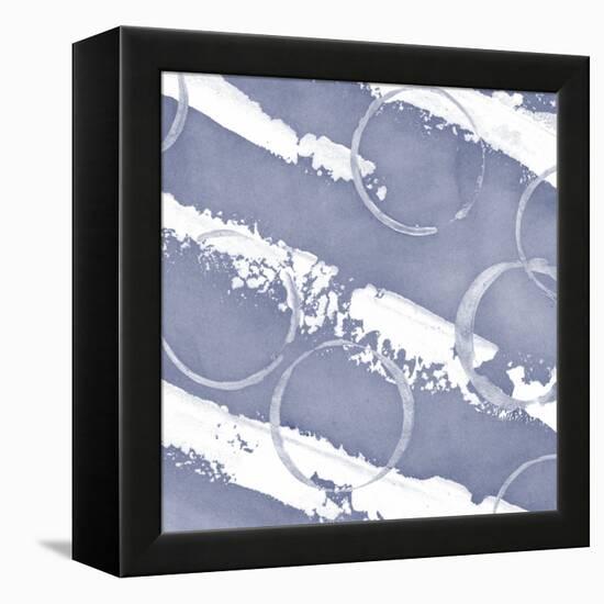 Indigo Rule III-Megan Meagher-Framed Stretched Canvas