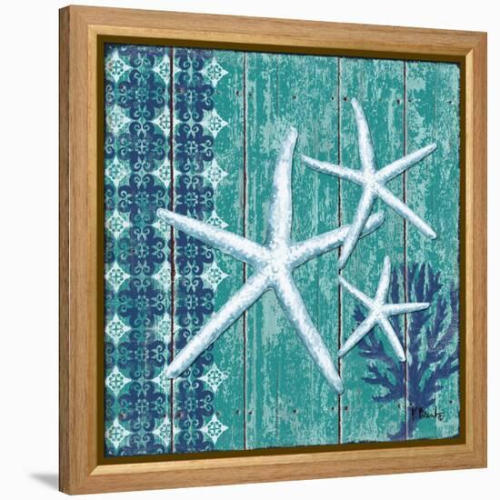 Indigo Sea III-Paul Brent-Framed Stretched Canvas