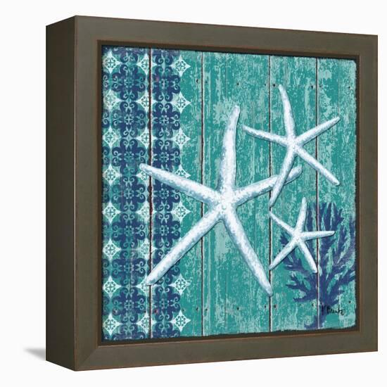 Indigo Sea III-Paul Brent-Framed Stretched Canvas