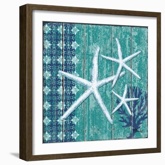 Indigo Sea III-Paul Brent-Framed Art Print