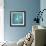 Indigo Sea III-Paul Brent-Framed Art Print displayed on a wall