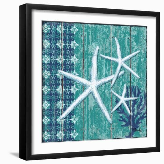 Indigo Sea III-Paul Brent-Framed Art Print