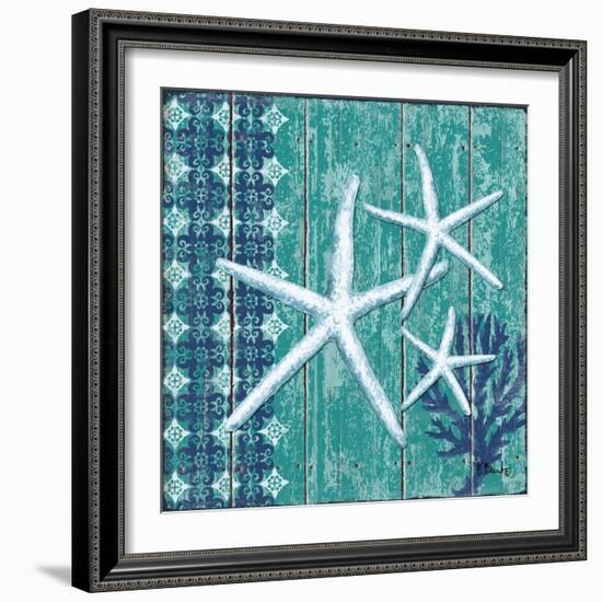 Indigo Sea III-Paul Brent-Framed Art Print