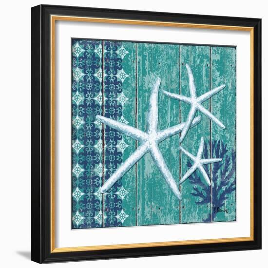 Indigo Sea III-Paul Brent-Framed Art Print