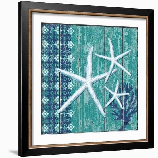 Indigo Sea III-Paul Brent-Framed Premium Giclee Print