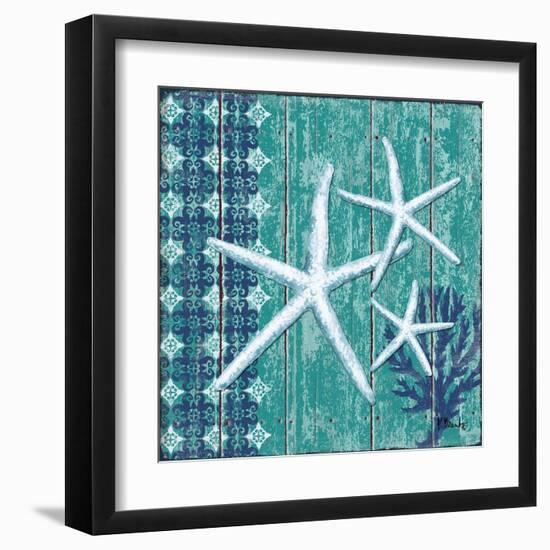 Indigo Sea III-Paul Brent-Framed Art Print