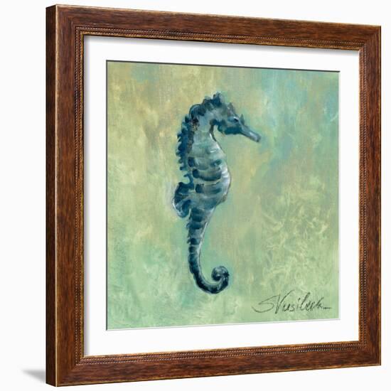 Indigo Sea Life I-Silvia Vassileva-Framed Art Print