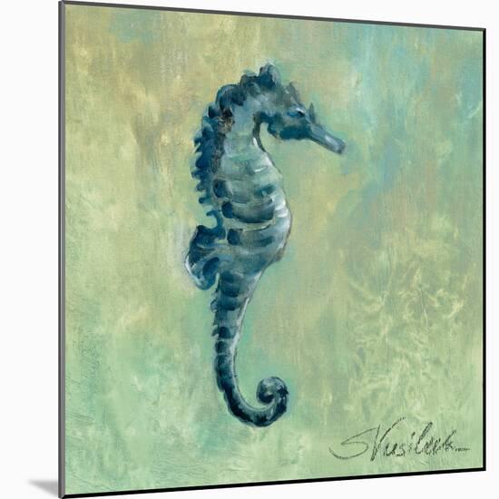 Indigo Sea Life I-Silvia Vassileva-Mounted Art Print