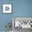 Indigo Sea Nautilus-Albert Koetsier-Framed Premium Giclee Print displayed on a wall