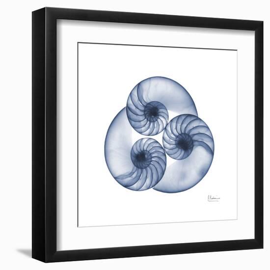 Indigo Sea Nautilus-Albert Koetsier-Framed Art Print