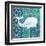 Indigo Sea V-Paul Brent-Framed Art Print