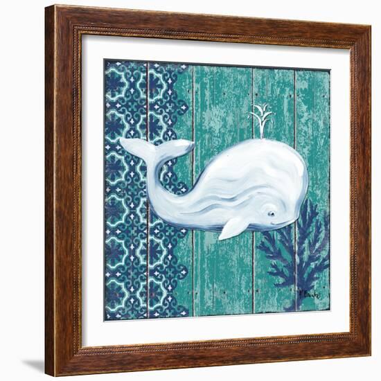 Indigo Sea V-Paul Brent-Framed Art Print