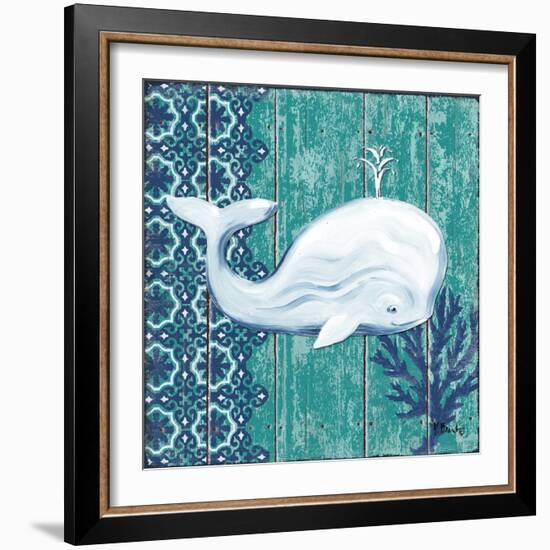 Indigo Sea V-Paul Brent-Framed Art Print