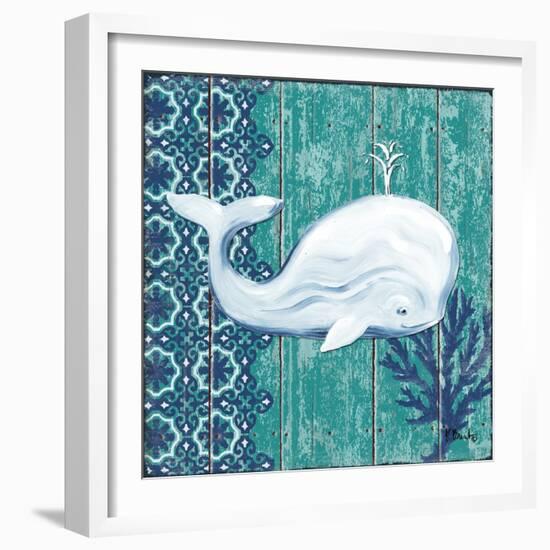 Indigo Sea V-Paul Brent-Framed Art Print