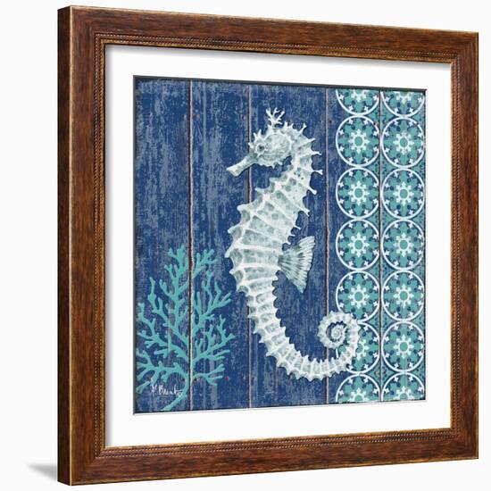 Indigo Sea VI-Paul Brent-Framed Art Print