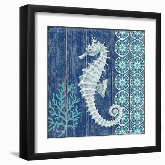 Indigo Sea VI-Paul Brent-Framed Art Print