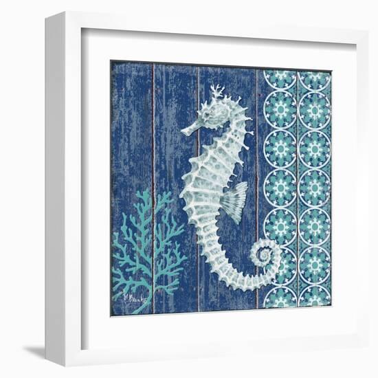 Indigo Sea VI-Paul Brent-Framed Art Print