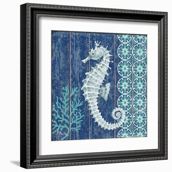 Indigo Sea VI-Paul Brent-Framed Art Print