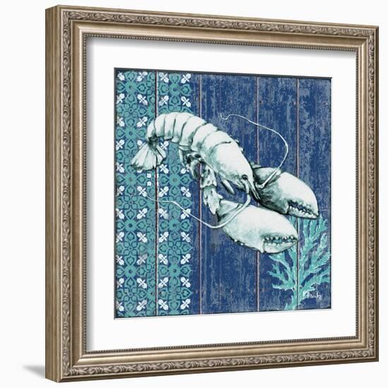 Indigo Sea VII-Paul Brent-Framed Art Print