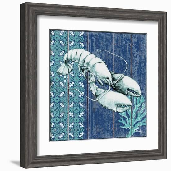 Indigo Sea VII-Paul Brent-Framed Art Print