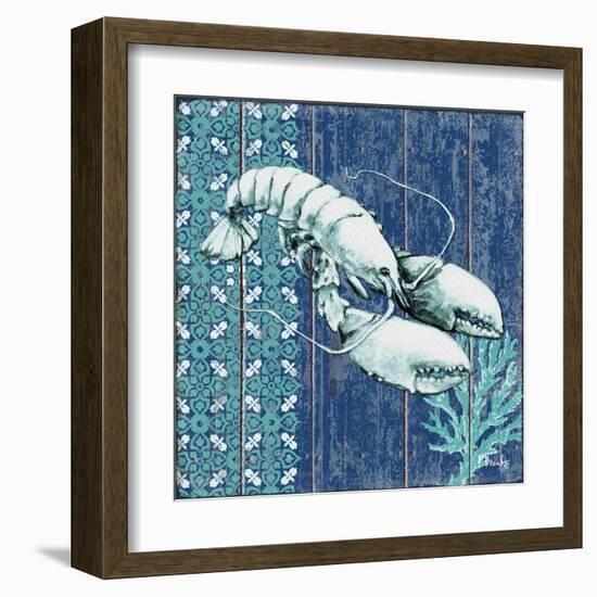 Indigo Sea VII-Paul Brent-Framed Art Print