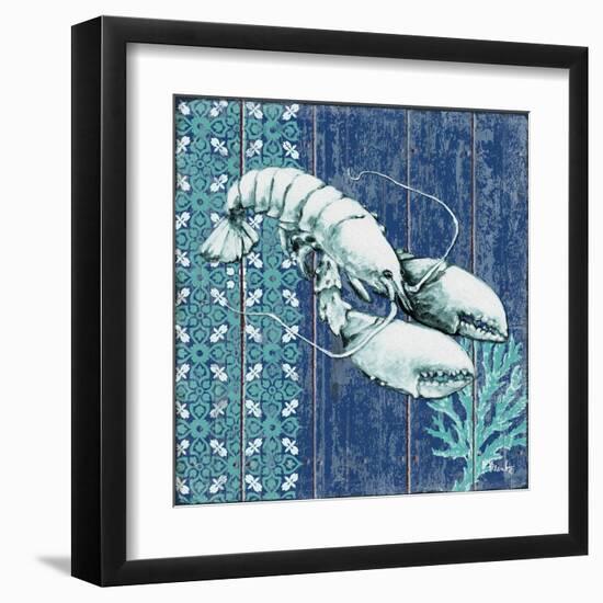 Indigo Sea VII-Paul Brent-Framed Art Print