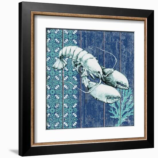 Indigo Sea VII-Paul Brent-Framed Art Print