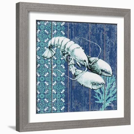 Indigo Sea VII-Paul Brent-Framed Premium Giclee Print