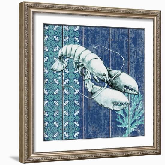 Indigo Sea VII-Paul Brent-Framed Art Print