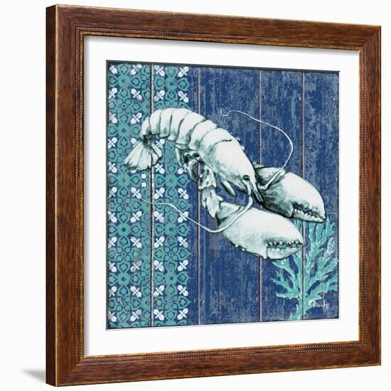 Indigo Sea VII-Paul Brent-Framed Art Print