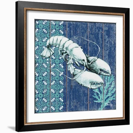 Indigo Sea VII-Paul Brent-Framed Art Print